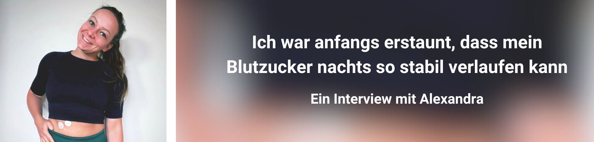 Diabetes und Schlaf mit Alexandra