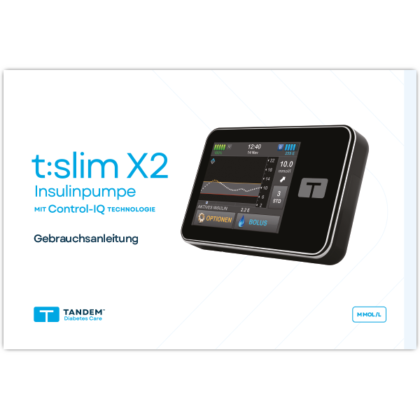 t:slim X2 mit Control-IQ - Gebrauchsanweisung mmol/l
